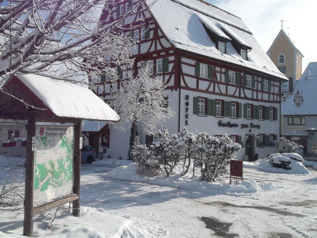Gasthaus Hotel Zum Kreuz Stetten am Kalten Markt Exteriér fotografie