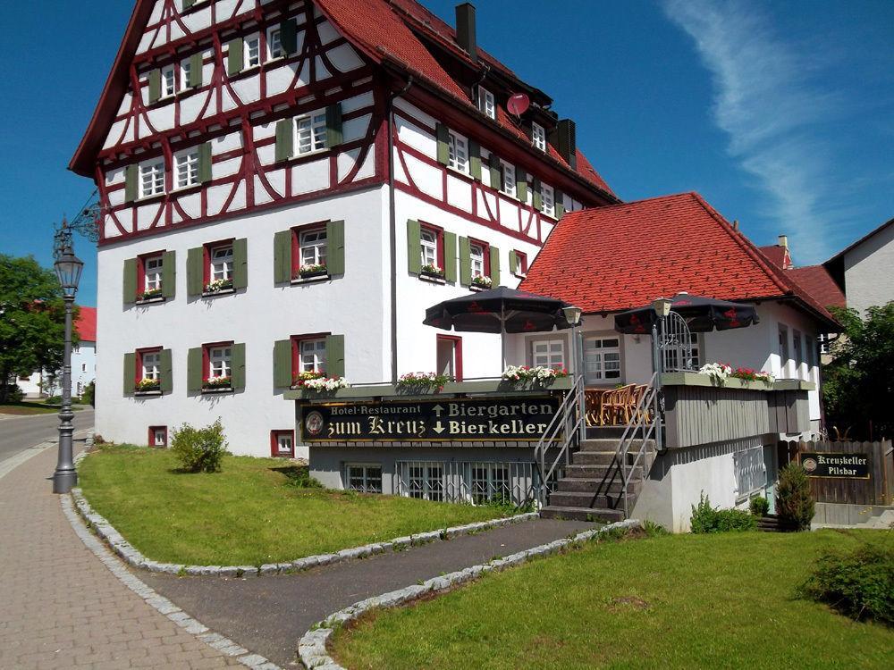 Gasthaus Hotel Zum Kreuz Stetten am Kalten Markt Exteriér fotografie