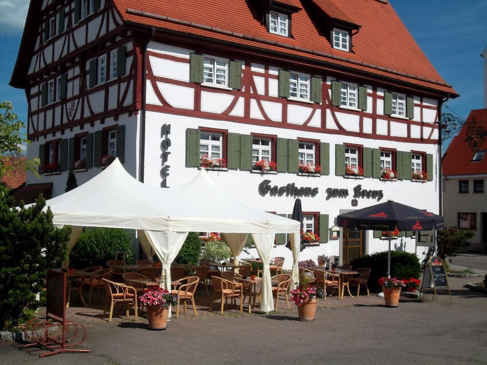 Gasthaus Hotel Zum Kreuz Stetten am Kalten Markt Exteriér fotografie